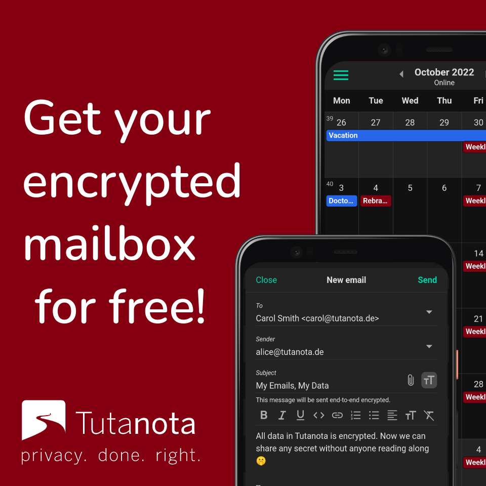 Tutanota - najbardziej anonimowy dostawca poczty e-mail