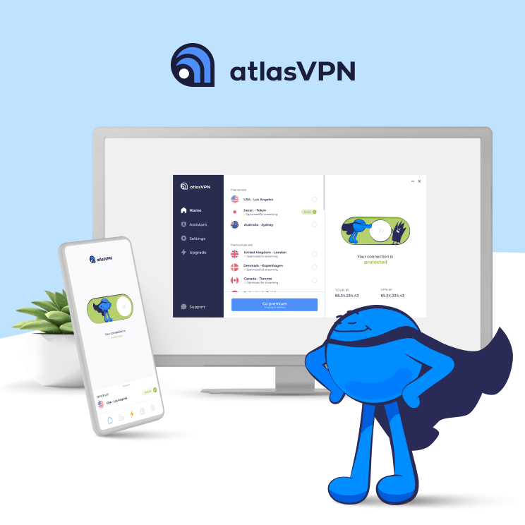 Atlas VPN SafeBrowser - bezpieczny bloker reklam z VPN