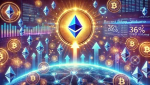 Wolumen DApp na Ethereum wzrósł o 36% w ciągu tygodnia