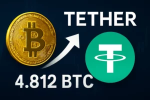 Tether zwiększa swoje zasoby bitcoina dzięki nowemu zakupowi 4812 BTC