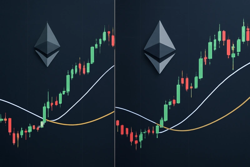 Złoty krzyż pojawia się na wykresie Ethereum — czy historia się powtórzy?