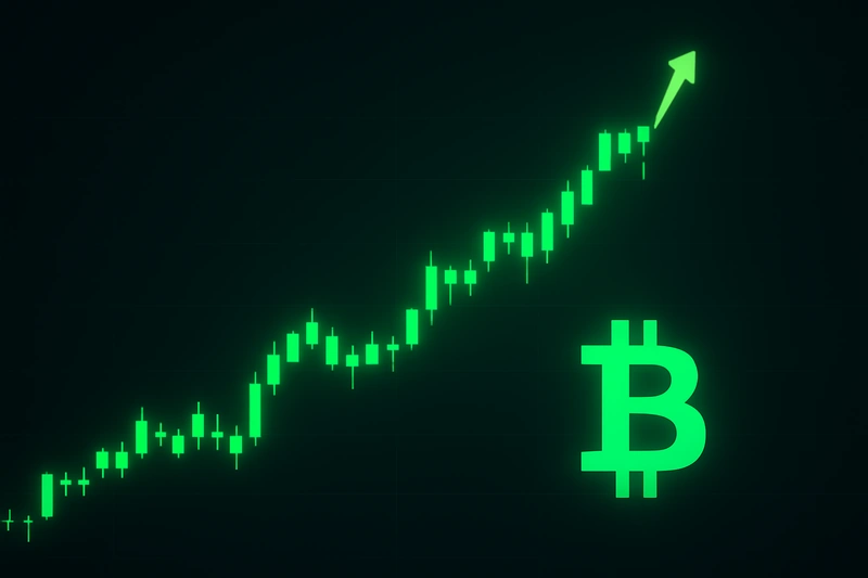 Bitcoin osiąga 108 000 dolarów: stabilny trend wzrostowy widoczny w zmianach cen