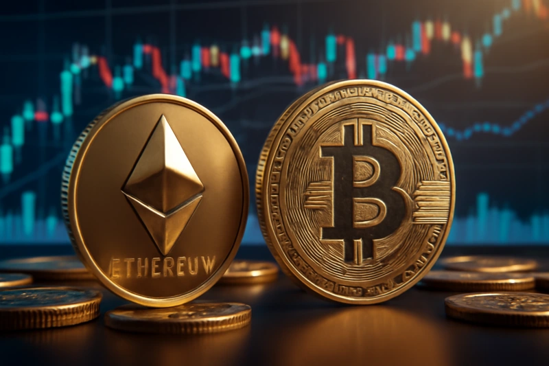 Ethereum wyprzedza Bitcoin pod względem otwartych pozycji w instrumentach pochodnych – czy przed ETH czeka wzrost pod koniec roku?